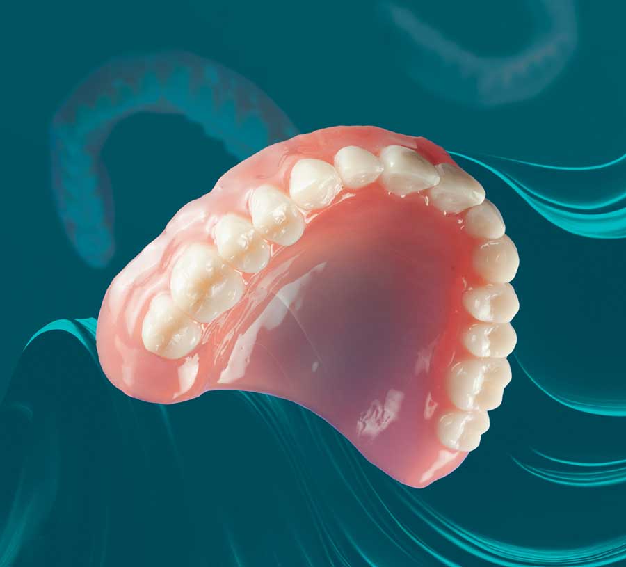 Aesthetically beautiful Denture