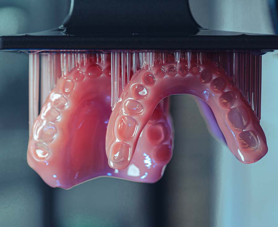 Digitally printed Denture Set on Asiga Printer