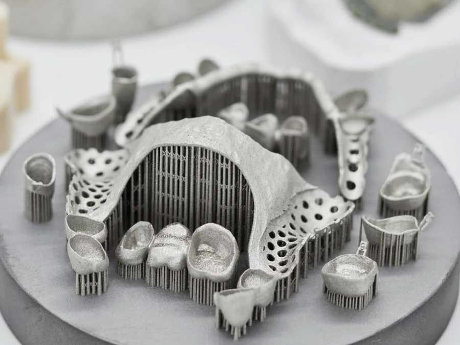 3D printed metal production